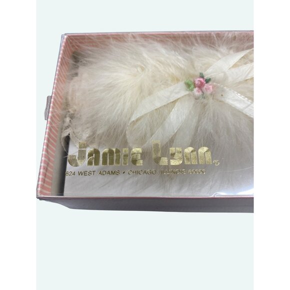 Jamie Lynn Bridal Feather & Lace Wedding Garter Set With Ribbon & Floral Accent - Picture 3 of 6